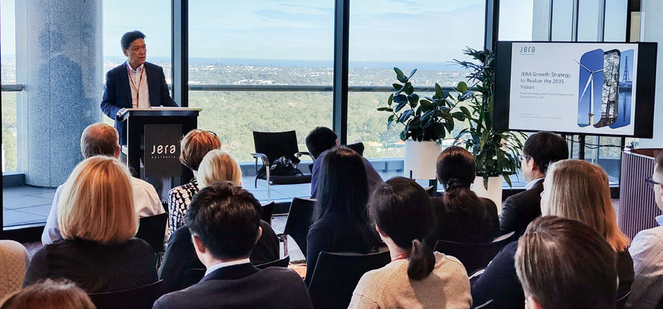 CFO town hall presentation to JERA Australia team members